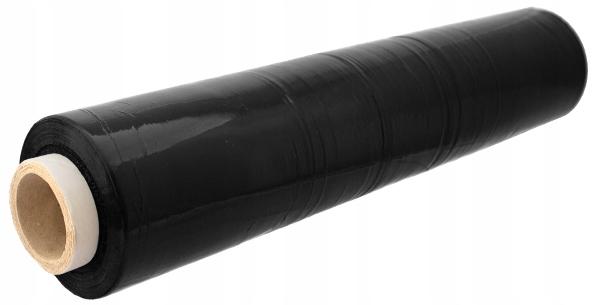 Folia stretch HERMES 2,8 kg czarna 50 cm