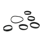 Komplet uszczelek do syfonu zlewozmywakowego 2 komorowego DES