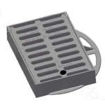 Wpust ściekowy żeliwny D400 H-115 3/4 kołnierz FANSULD OMNIA 600X400QUICK BLOCK, ZAWIAS
