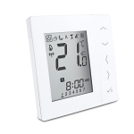 SALUS przewodowy, podtynkowy, cyfrowy regulator temperatury VS30W, tygodniowy, biały, 230 V