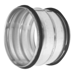 Złączka ocynkowana nyplowa z uszczelką FI100 LINDAB