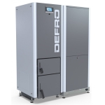 Kocioł, piec z podajnikiem pelletowy, pellet, pelet, pellet GAMMA 30 kW podajnik z PRAWEJ strony DEFRO
