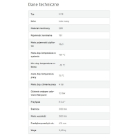 Naczynie przeponowe CO 18L N-18, przyłącze 3/4