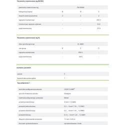 Złączka zaciskowa 5-torowa uniwersalna z dźwignią (0,14-4mm2) WAGO - 221-415