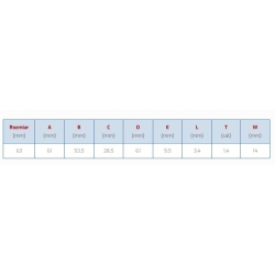 Manometr M 63 R 0,16 MPa (1,6 bar) podejście od dołu 1/4