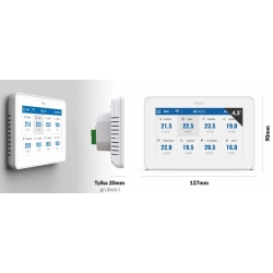 TECH Przewodowy panel kontrolny do listwy L-9Rczarny M-9r