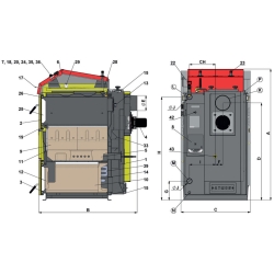 Kocioł zagazowujący na drewno DC 15 GS ATMOS
