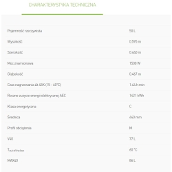 Elektryczny podgrzewacz wody STANDARD PLUS 50L