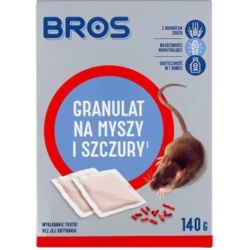 Granulat na myszy i szczury 140g BROS