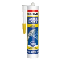 Sylikon sanitarny bezbarwny 280ml SOUDAL