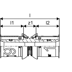 Uponor S-Press PLUS złączka PPSU 16-16
