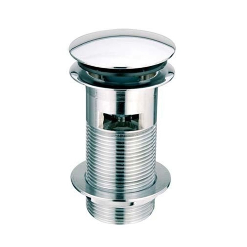 MCALPINE Spust umyw."klik-klak" DEKORACYJNY 11/4"x60mm z małą nakrętką z przelewem CHROM