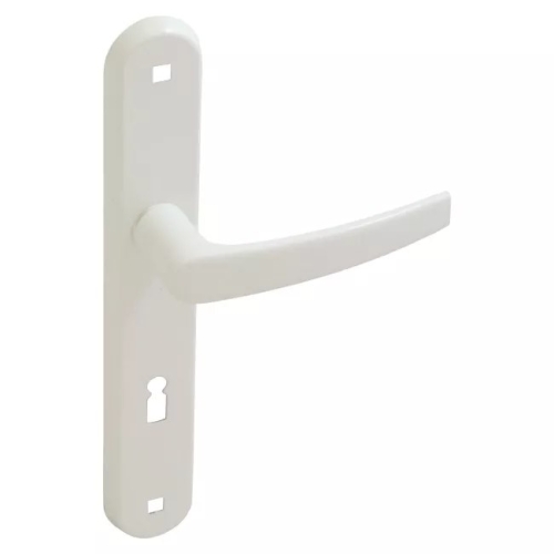 Klamka lakierowana pod klucz 72 METRO BIAŁA