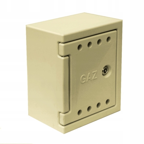 Szafka na zawór gazowy natynkowa 25x30x17CM PP BEŻOWA