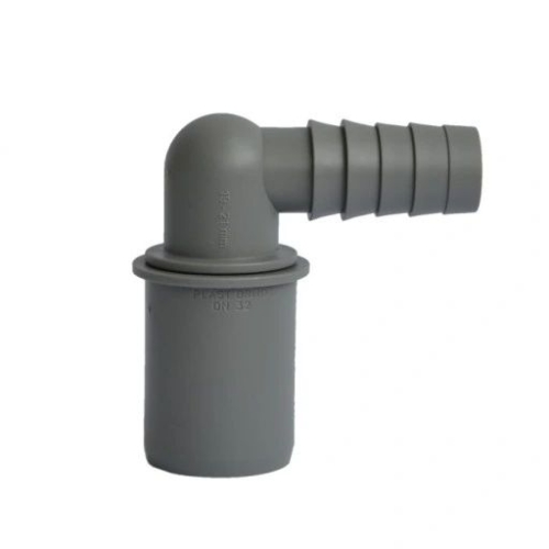 Korek PVC 32 z końcówką na węża 10-13mm kątowa PLAST BRNO
