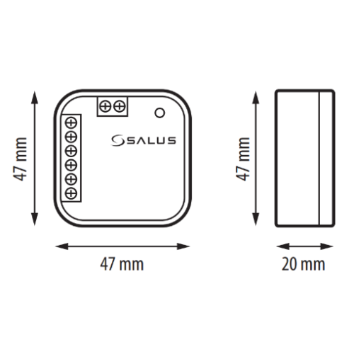 Moduł przekaźnika 230V, 16A RM-16A SALUS