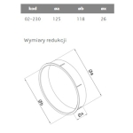 Redukcja 120/125 - ring airRoxy