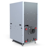 Kocioł, piec z podajnikiem pelletowy, pellet, pelet, pellet. zasyp od GÓRY CALORI 24 kW DEFRO