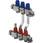 Uponor Vario C rozdzielacz z przepływomierzem FM 3X
