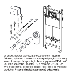 Stelaż podtynkowy do WC DUPLO 189 BASIC Schwab 674420