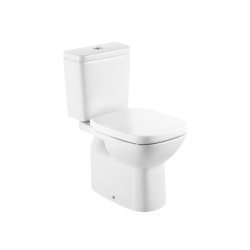 DEBBA SQUARE Miska WC do kompaktu 65,5 cm kołnierzowa, odpływ pionowy ROCA