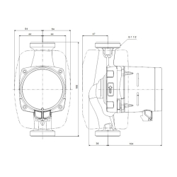 Pompa CO GRUNDFOS 25-80/180 ALPHA2