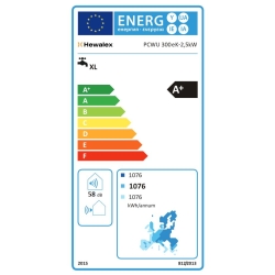 Pompa ciepła powietrzna powietrze-woda do c.w.u. PCWU 300eK 2.5kW 230V HEWALEX