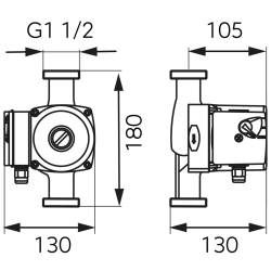 Pompa obiegowa 25-60-180 FERRO