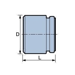 Złączka PVC 160x150mm rura PVC/kielich rury KAMIONKOWEJ WAVIN