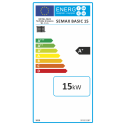 Kocioł zasypowy na drewno METALFACH SEMAX BASIC 15kW