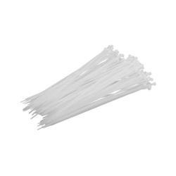 Opaski zaciskowe nylon białe 2.5x200 mm - 100 szt. PROLINE
