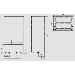 Pompa ciepła AQUAREA SPLIT K jednostka wewnętrzna WH-SDC0309K3E5, 3,5,7,9 kW ( do skompletowania z WH-UDZ09KE5 , WH-UDZ07KE5 , WH-UDZ05KE5 ) PANASONIC