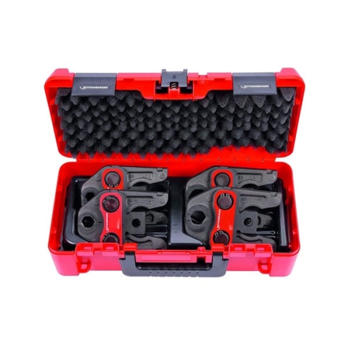 Zestaw szczęk zaciskowych standard w walizce ROCASE, M 15-18-22-28 mm ROTHENBERGER