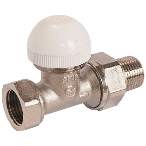 Zawór grzejnikowy prosty mosiężny z dławikiem 1/2" ( DN15 ) KFA 750-060-15
