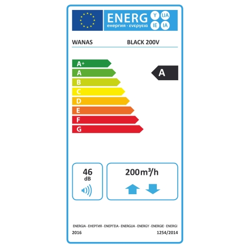 Rekuperator BLACK 200V WANAS
