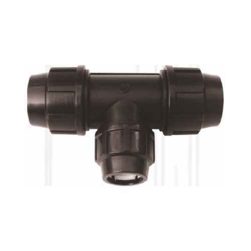 Trójnik skręcany do wody PE 20x20 MPJ