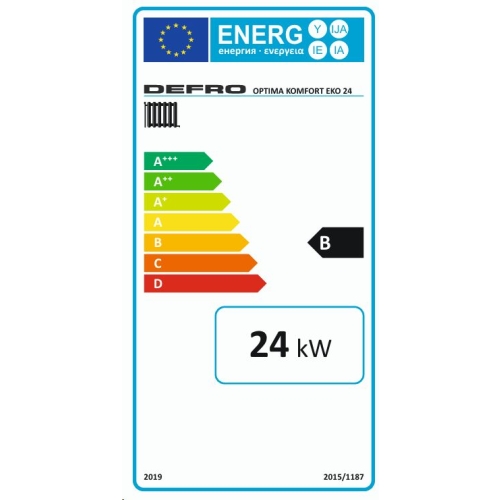 Kocioł, piec zasypowy OPTIMA KOMFORT EKO 24 kW DEFRO