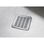 Brodzik prostokątny 1000 x 900 mm syfon w komplecie SZARY ŁUPEK TERRAN ROCA