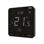 Przewodowy regulator pokojowy do listwy L-X i L-12 dedykowany CZARNY R-12s TECH