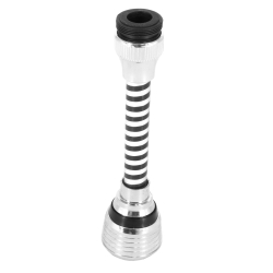Perlator 2 funkcyjny czarno-chrom długi DES