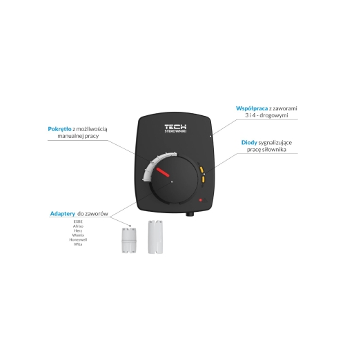 TECH Siłownik zaworu mieszającego STZ-120t