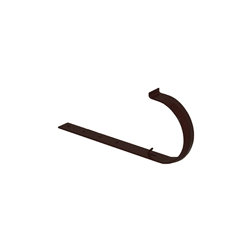 Uchwyt rynny stalowy ocynk, długi prosty DN100 BRĄZOWY KANION WAVIN 3021750