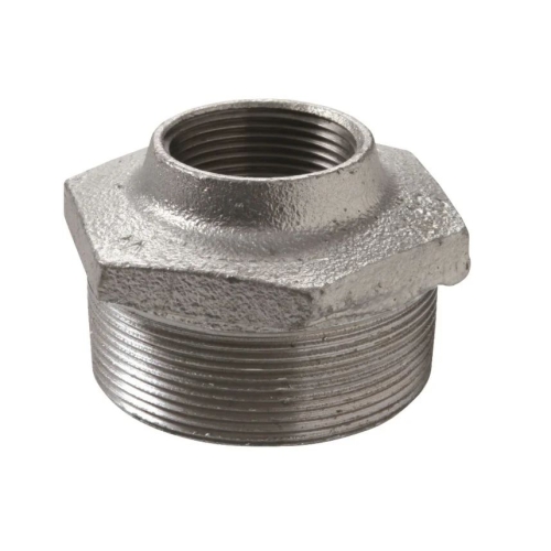 Redukcja żeliwna ocynkowana 1 1/2" x 1" ( DN40 x DN25 ) gwint zewnętrzny / gwint wewnętrzny ATUSA