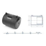 Zaślepka elektrooporowa PE100RC d 75 FOX