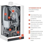 Kocioł gazowy VITODENS 050-W 25 kW 2 funkcyjny ( indywidualny komin ) B0KA VIESSMANN