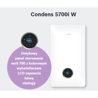 Kocioł gazowy kondensacyjny jednofunkcyjny Condens GC5700iW 15 P 23 BOSCH