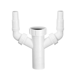 MCALPINE Przedłużka do syfonu zlewozmywakowego 11/2"x40mm z podłączeniem do pralki i zmywarki