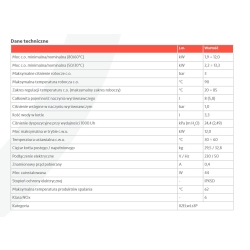 Kocioł kondensacyjny VICTRIX EXTRA 12 PLUS, jednofunkcyjny, wiszący
