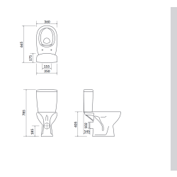 Kompakt 613 Arteco 010 3/5 New Co Deska Dur Antyb Wo Łw ARTECO CERSANIT