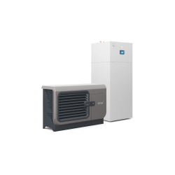 Hybrydowy system grzewczy: pompa ciepła 1F R290 Airmax3 7GT (2-9 kW) + szafa hydrauliczna Onebox z wymiennikiem c.w.u. do pomp ciepła Tower Grand 190